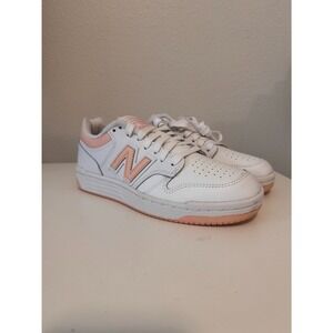 New Balance 480 Athletic Shoe - White / Pink - Size 5.5